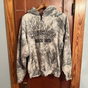 Cabela’s White Camo Hoodie